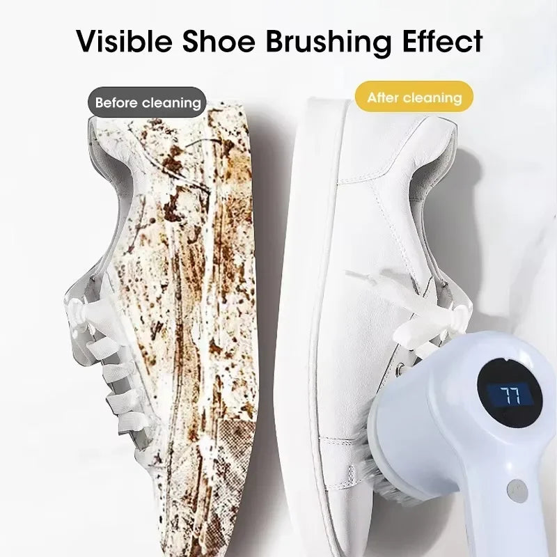 Glexli™ Cordless 5-in-1 Spin Scrubber