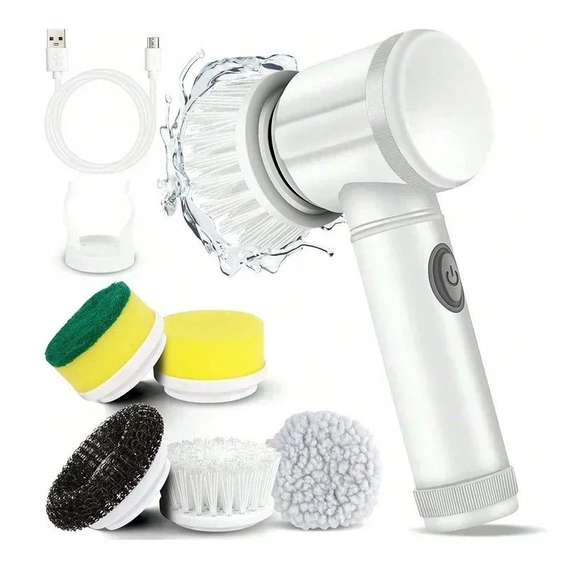 Glexli™ Cordless 5-in-1 Spin Scrubber