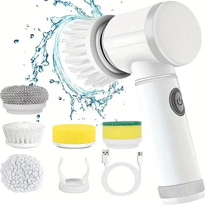 Glexli™ Cordless 5-in-1 Spin Scrubber