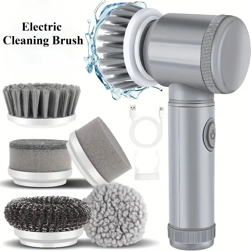 Glexli™ Cordless 5-in-1 Spin Scrubber